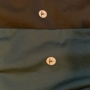 Bundle of 2 pairs of 90 Degree yoga pants, size M, dark green and black
